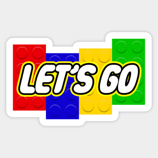 Lets Go Sticker